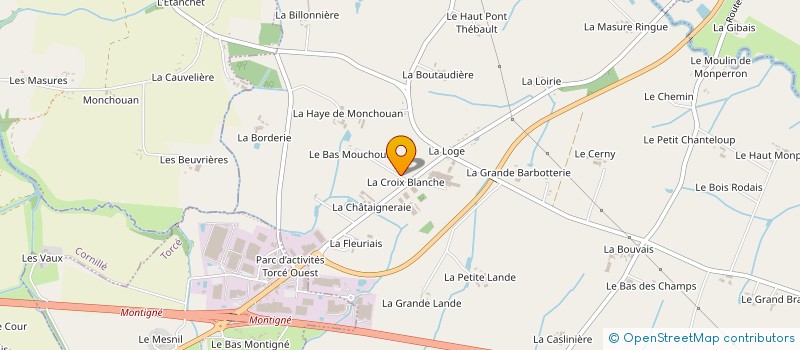 localisation de l'entreprise SCI ATLANTIQUE  ETRELLES