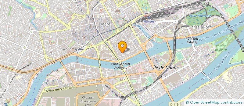 localisation de l'entreprise SCI ATLANTIQUE  NANTES