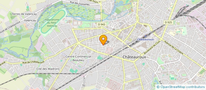 localisation de l'entreprise SCI ATLANTIQUE à CHATEAUROUX