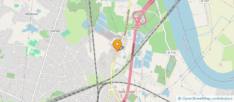 localisation de l'entreprise SCI ATLANTIQUE  AMBARES-ET-LAGRAVE