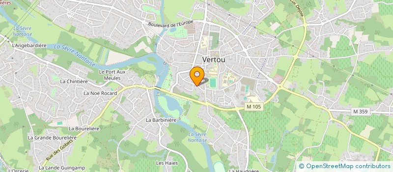 localisation de l'entreprise SCI ATLANTIQUE 51  VERTOU