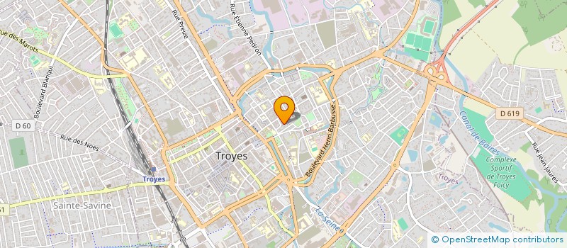 localisation de l'entreprise SCI ATLANTIQUE à TROYES