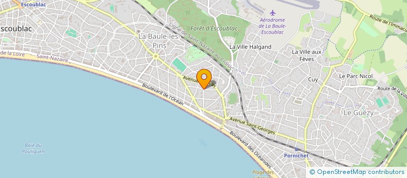 localisation de l'entreprise SCI ATLANTIQUE  LA BAULE-ESCOUBLAC