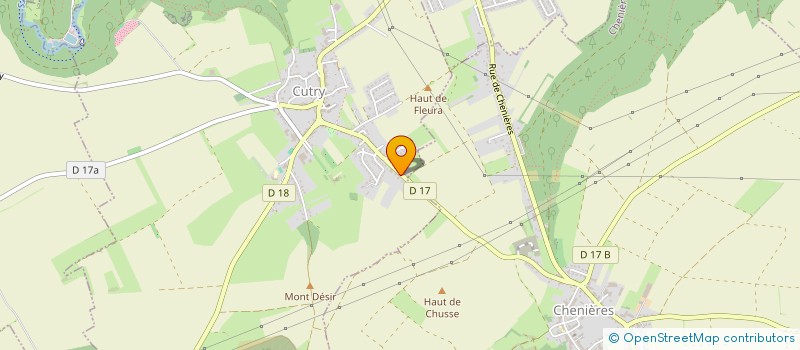 localisation de l'entreprise SCI ATLANTIQUE  CUTRY