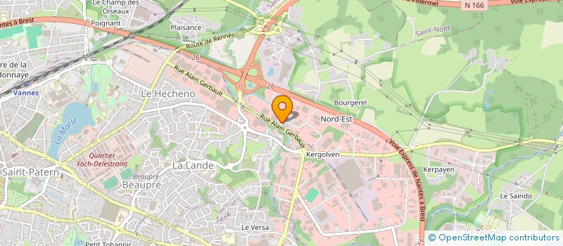 localisation de l'entreprise SCI ATLANTIQUE TMA à VANNES