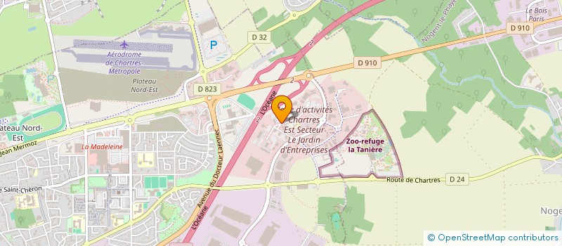 localisation de l'entreprise SCI ATLANTIS 28 à CHARTRES