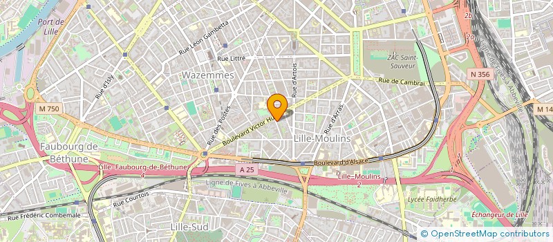 localisation de l'entreprise SCI ATLANTIS  LILLE