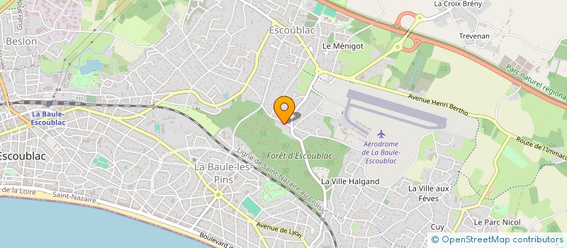 localisation de l'entreprise SCI ATLANTIS  LA BAULE-ESCOUBLAC