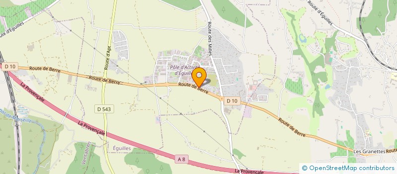 localisation de l'entreprise SCI ATLANTIS  EGUILLES