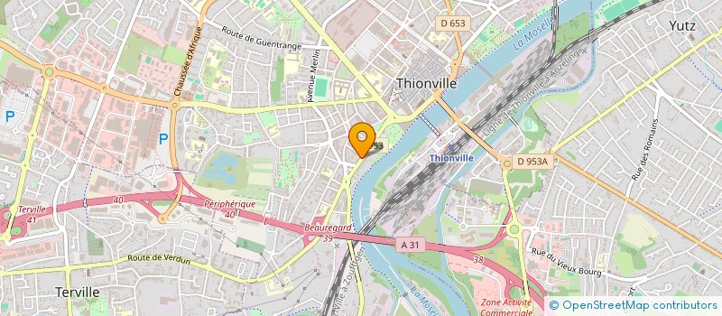 localisation de l'entreprise SCI ATLANTIS à THIONVILLE