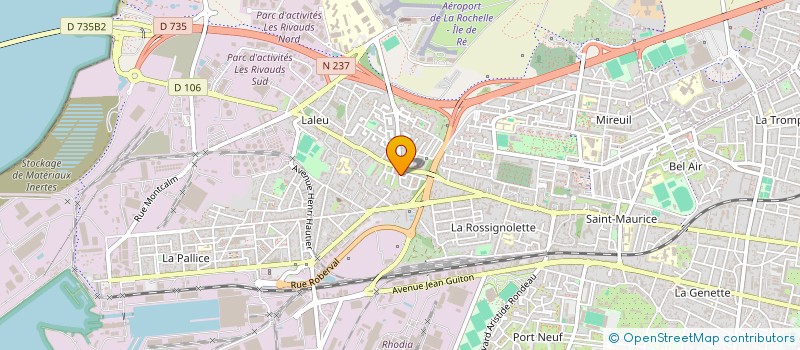 localisation de l'entreprise SCI ATLANTIS F40  LA ROCHELLE