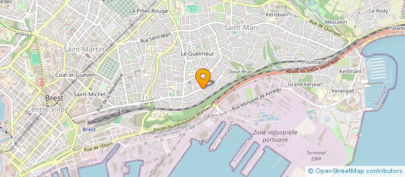 localisation de l'entreprise SCI ATLANTIS IMMOBILIER  BREST