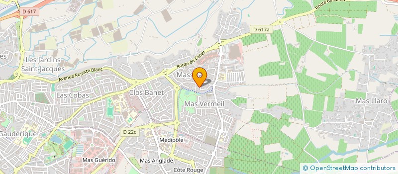 localisation de l'entreprise SCI ATLANTYS 66  SALEILLES