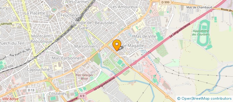 localisation de l'entreprise SCI ATLAS  NIMES