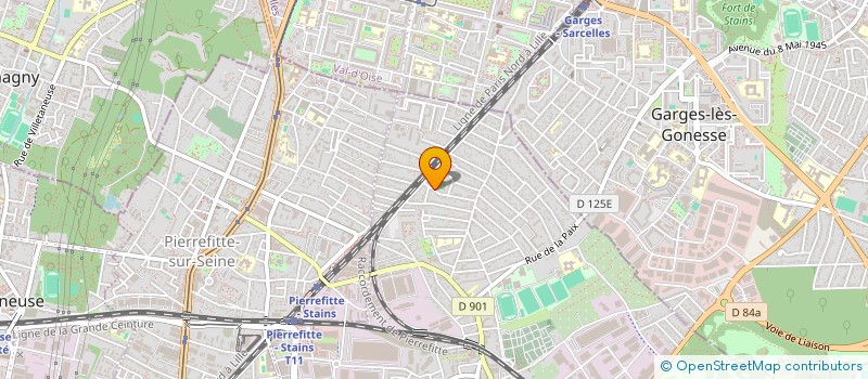 localisation de l'entreprise SCI ATLAS à STAINS