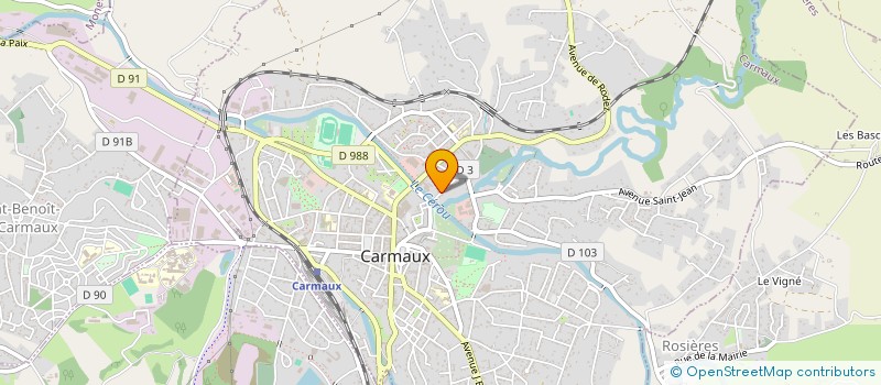 localisation de l'entreprise SCI ATLAS à CARMAUX