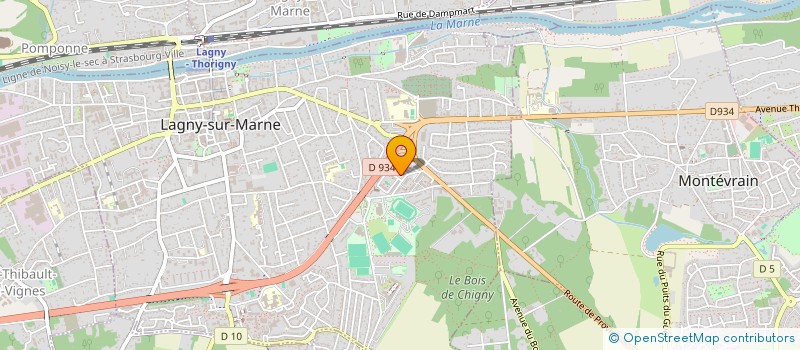 localisation de l'entreprise SCI ATLAS  LAGNY-SUR-MARNE