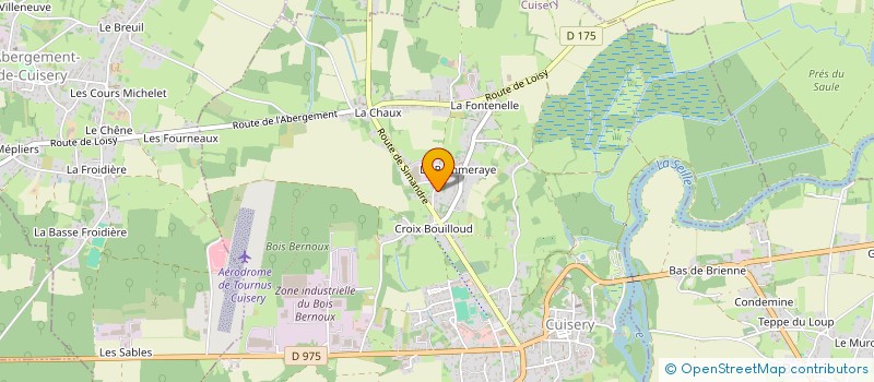 localisation de l'entreprise SCI ATLAS  CUISERY