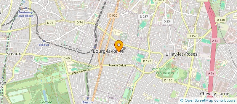 localisation de l'entreprise SCI ATLAS à BOURG-LA-REINE