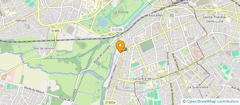 localisation de l'entreprise SCI ATLAS à CAEN