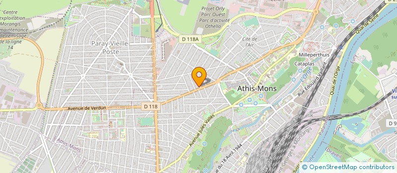 localisation de l'entreprise SCI ATLAS à ATHIS-MONS
