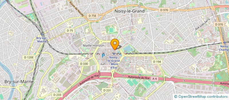 localisation de l'entreprise SCI ATLAS  NOISY-LE-GRAND