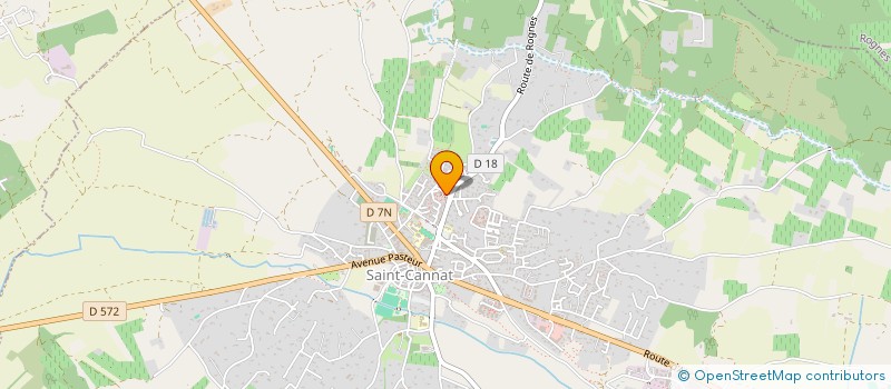 localisation de l'entreprise SCI ATLAS  SAINT-CANNAT