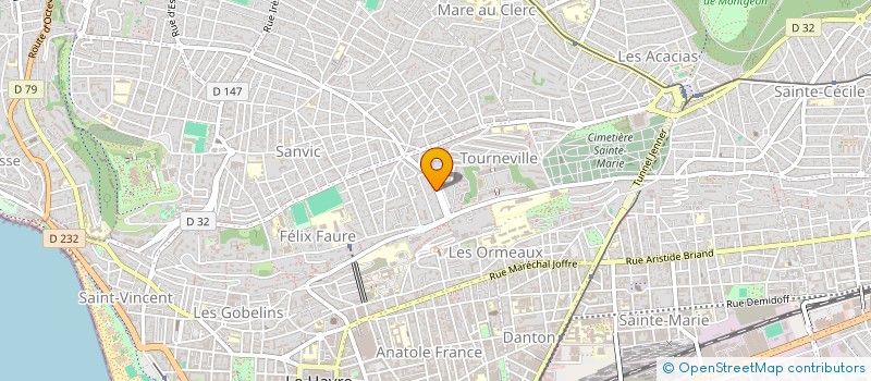 localisation de l'entreprise SCI ATLAS à LE HAVRE