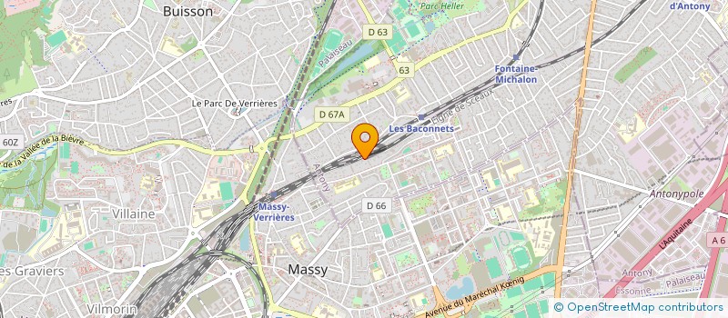 localisation de l'entreprise SCI ATLAS 94 à ANTONY