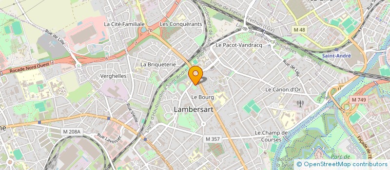 localisation de l'entreprise SCI ATLAS à LAMBERSART