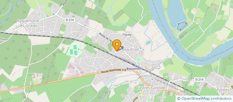 localisation de l'entreprise SCI ATLAS  BEAUTIRAN