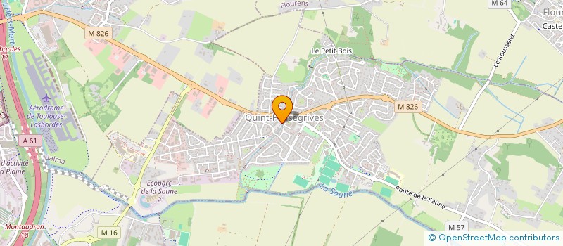 localisation de l'entreprise SCI ATLAS  QUINT-FONSEGRIVES