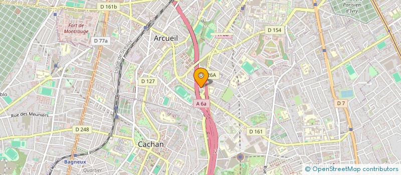 localisation de l'entreprise SCI ATLAS IMMO  ARCUEIL