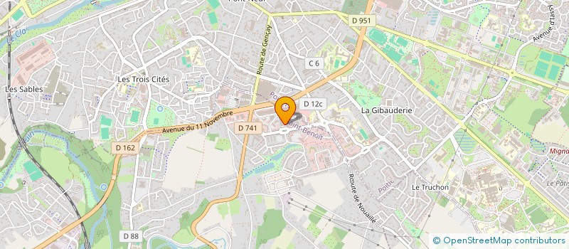 localisation de l'entreprise SCI ATLAS IMMO à SAINT-BENOIT