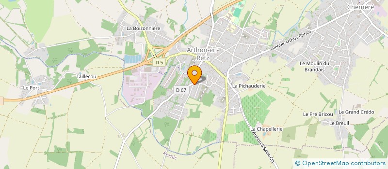 localisation de l'entreprise SCI ATLAS PAR ABREVIATION SCI ATLAS  CHAUMES-EN-RETZ
