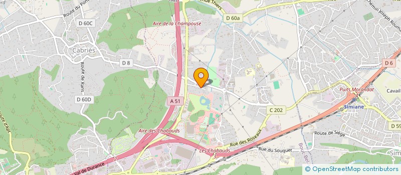 localisation de l'entreprise SCI ATLAS PATRIMOINE à BOUC-BEL-AIR