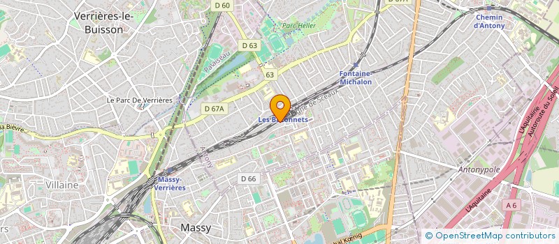 localisation de l'entreprise SCI ATLAS06 - LE PALAIS à ANTONY