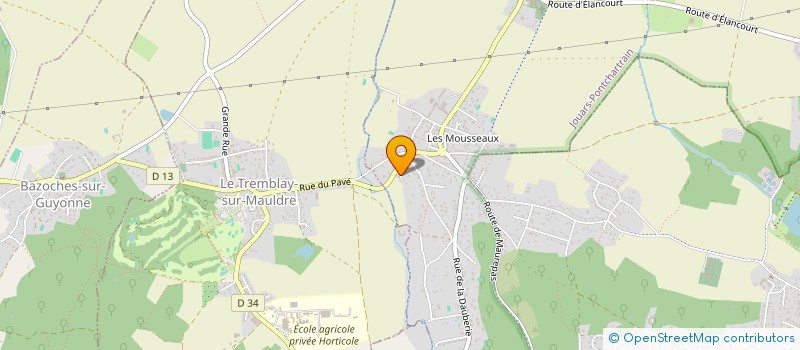 localisation de l'entreprise SCI ATM  JOUARS-PONTCHARTRAIN