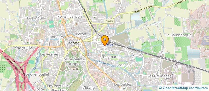 localisation de l'entreprise SCI ATM  ORANGE