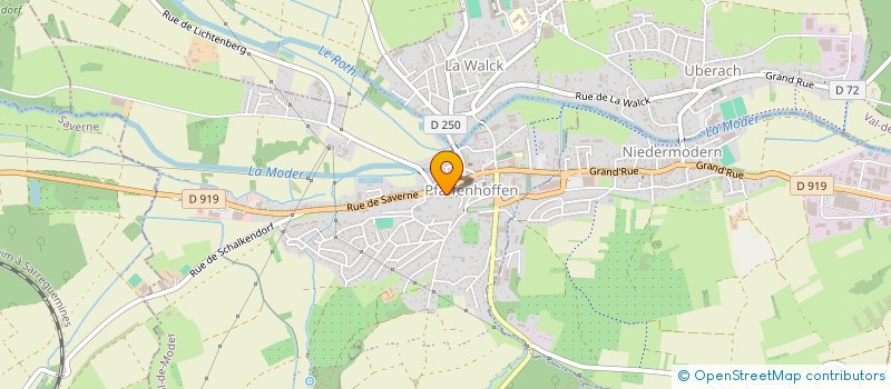 localisation de l'entreprise SCI ATMOS-FER  VAL-DE-MODER