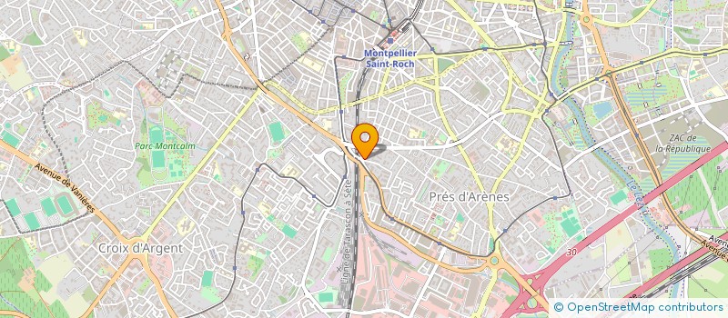 localisation de l'entreprise SCI ATMOSPHERE à MONTPELLIER