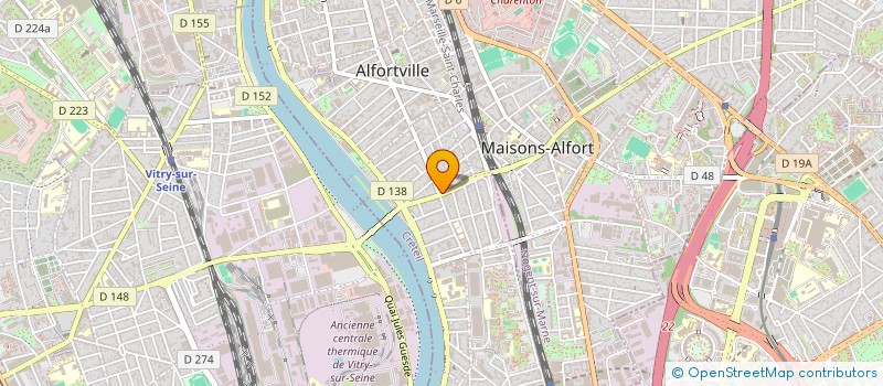localisation de l'entreprise SCI ATMOSPHERE à ALFORTVILLE