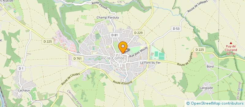 localisation de l'entreprise SCI ATMOSPHERE  VIC-LE-COMTE