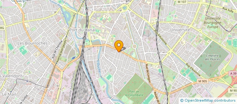 localisation de l'entreprise SCI ATN à DIJON