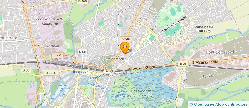 localisation de l'entreprise SCI ATN IMMOBILIER  BOURGES