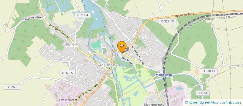 localisation de l'entreprise SCI ATNL à MAINTENON