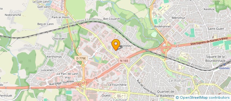 localisation de l'entreprise SCI ATOLIS  VANNES