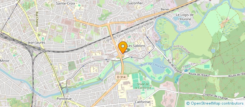 localisation de l'entreprise SCI ATOLL  LE MANS