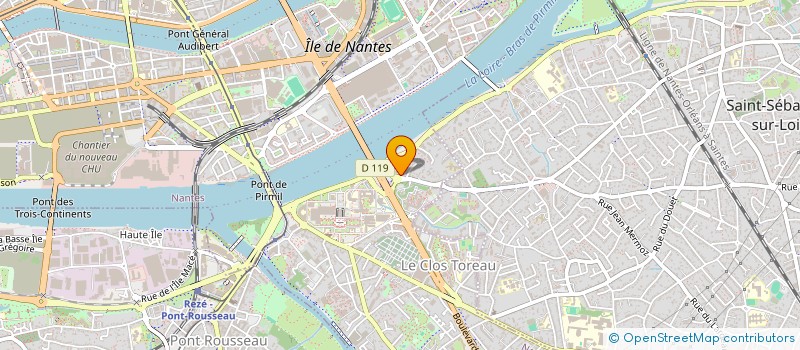 localisation de l'entreprise SCI ATOLL 44 à NANTES