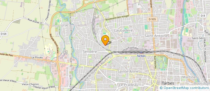 localisation de l'entreprise SCI ATOM  TARBES